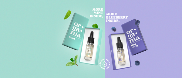 Mint and Blueberry Organia oils